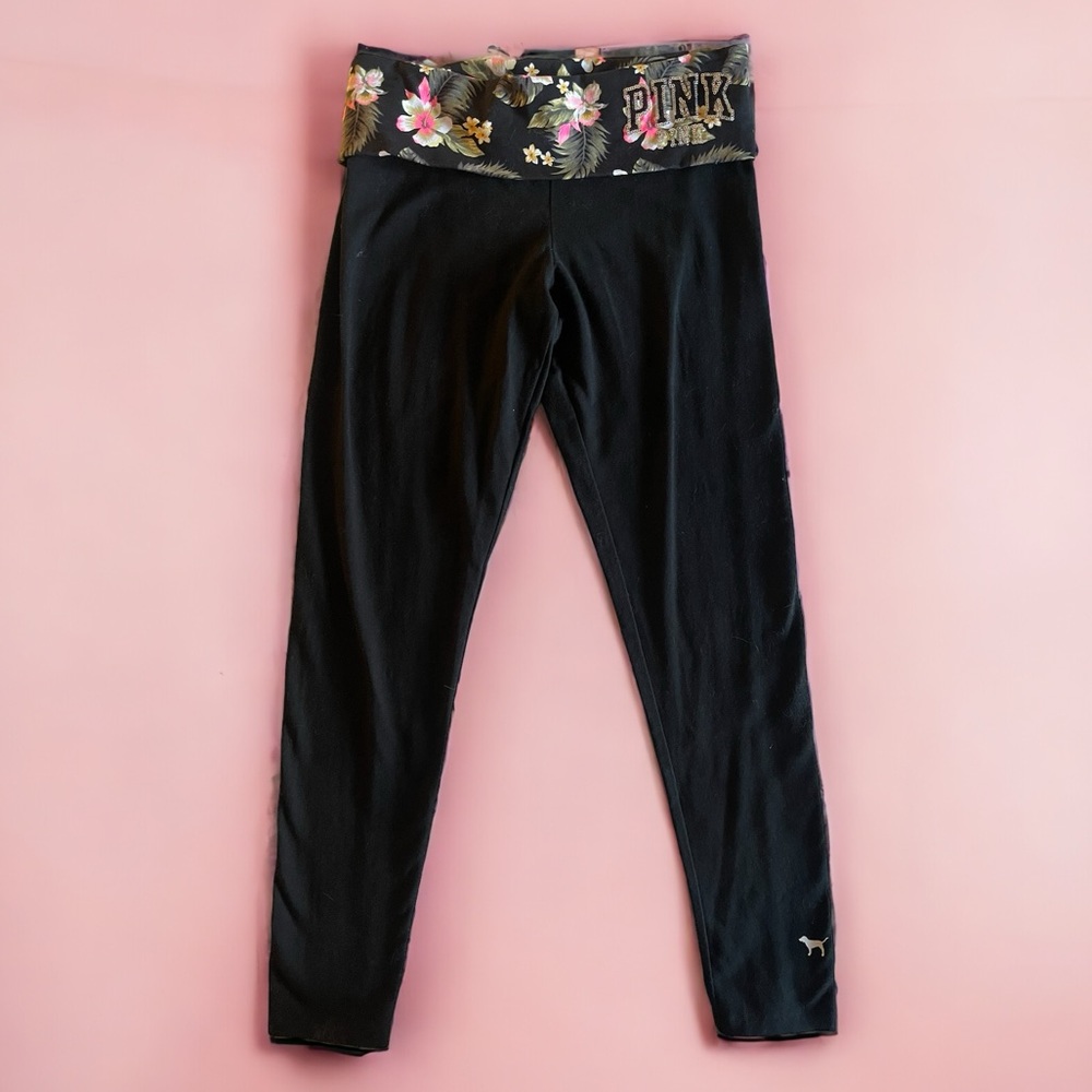 PINK Fold-over Leggings
